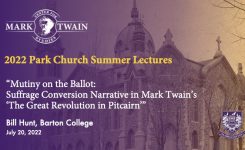 Hunt’s Park Church Lecture Now Available