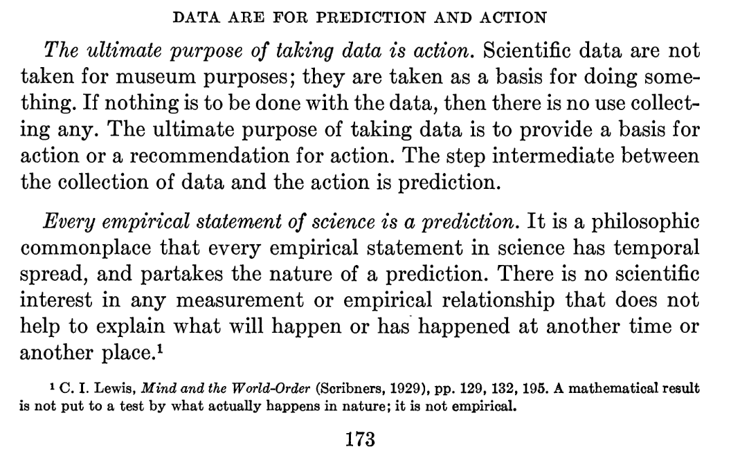 Data is like garbage. You’d better know what you’re going to do with it before you collect it