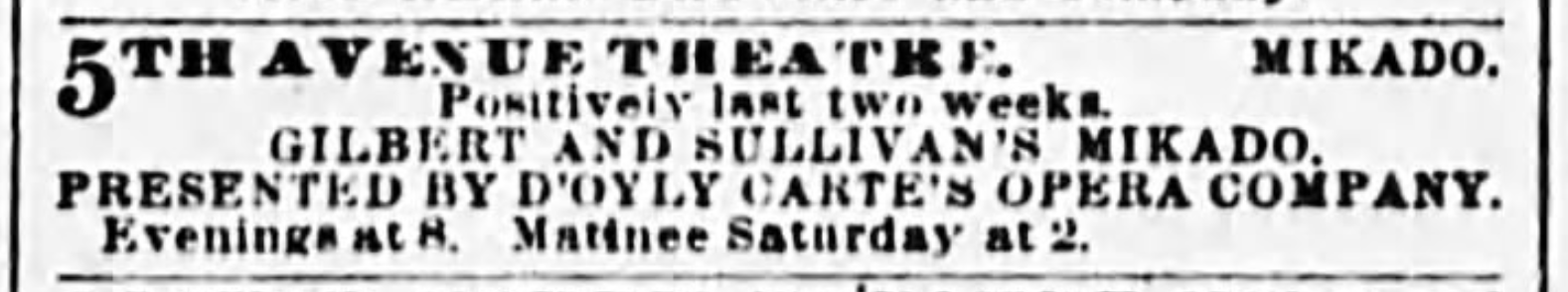 5th Avenue Headline