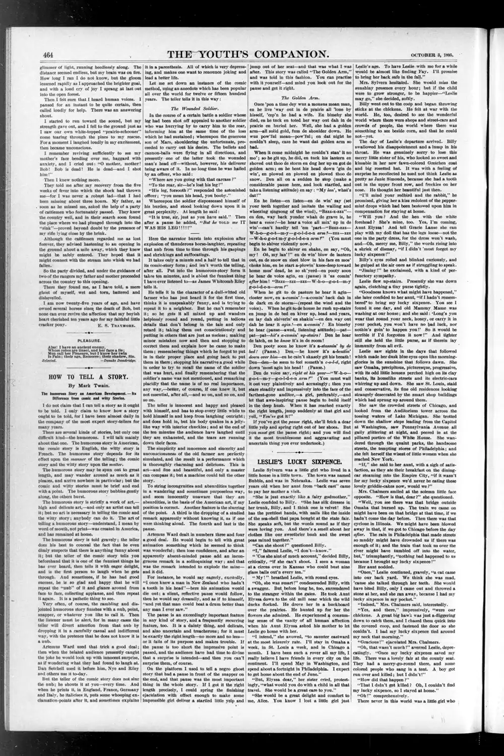 How to tell a story page 2