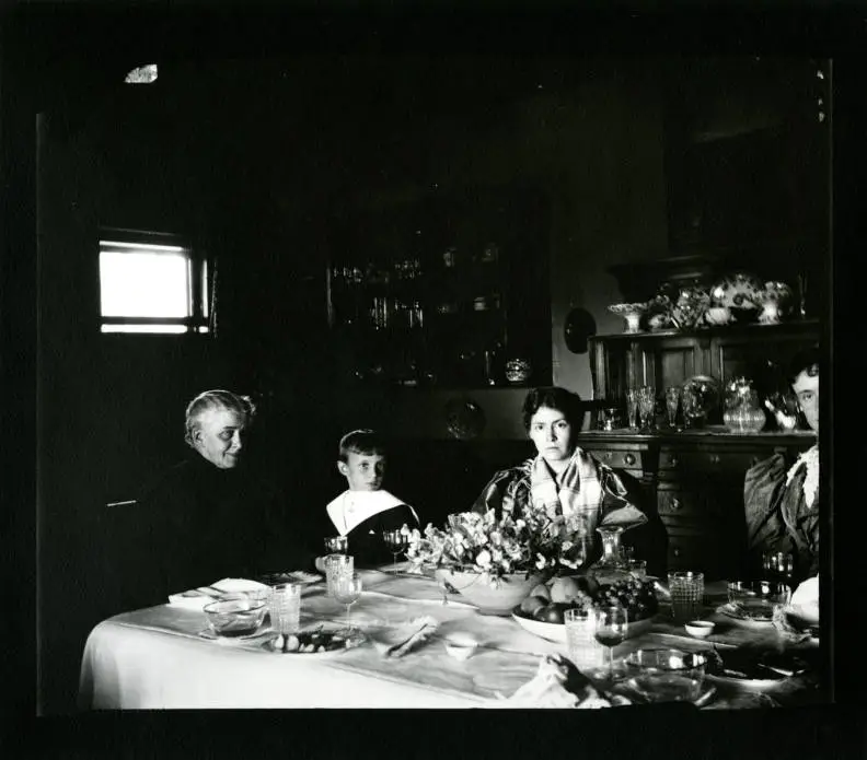 Suzy Clemens and family at Quarry Farm