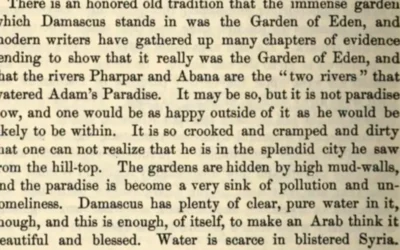 Mark Twain in Damascus: A Quest for Immortality?