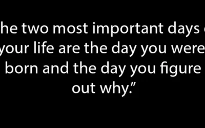 The Apocryphal Twain: “The two most important days of your life…”