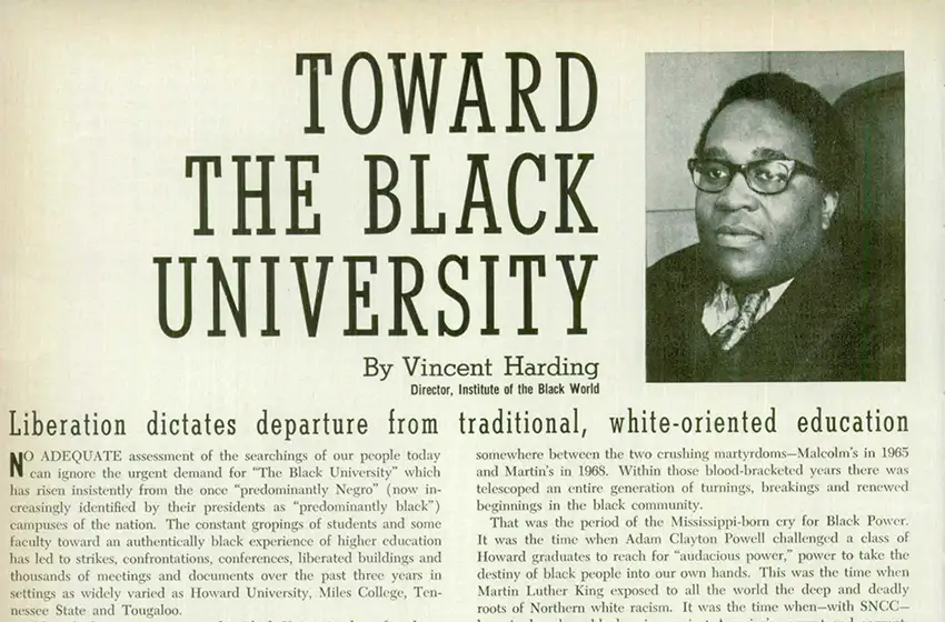 The Black University Concept & The Second Curriculum (A Tale of Today, Episode #6)